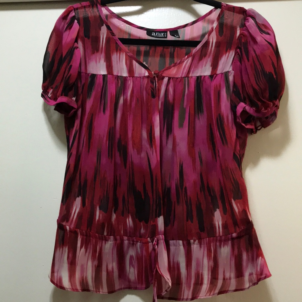 Burgundy Blouse